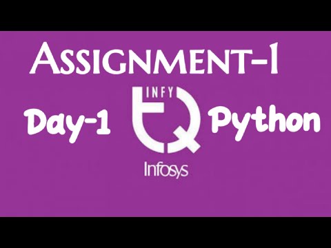 INFYTQ PYTHON Assignment-1 Day-1