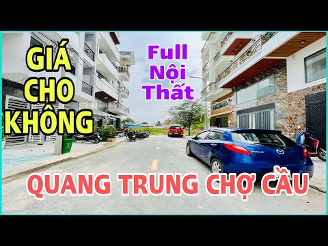 Video Bán nhà quận 12-Ngang 5M Ngay Quang Trung Chợ Cầu,... - youtube