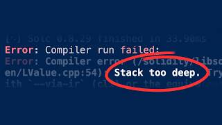 Explained: Stack Too Deep Error (With Solx Solution!)