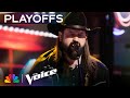 Aaron Nichols Pumps Up Crowd with Luke Combs' "Beer Never Broke My Heart" | The Voice Playoffs | NBC