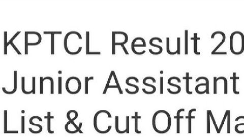 KPTCL RESULT 2022 RELEASED, HOW TO CHECK, CUTOFF, FURTHER PROCESS