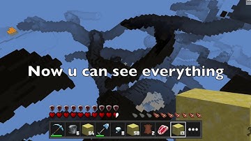 using sand glitch to find my base (planet of cubes )