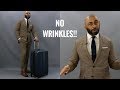 How To Fold And Pack A Suit Without Wrinkles/How To Pack A Suit
