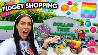 FIDGET SHOPPING AT DOLLAR TREE 🤑 *NO BUDGET* WE HIT THE JACKPOT!