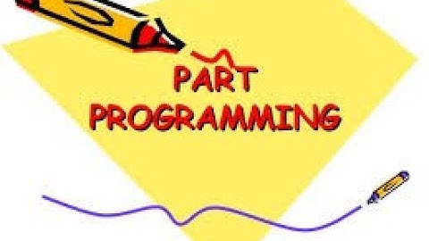 unit-4 PART PROGRAMMING by Janarthanan