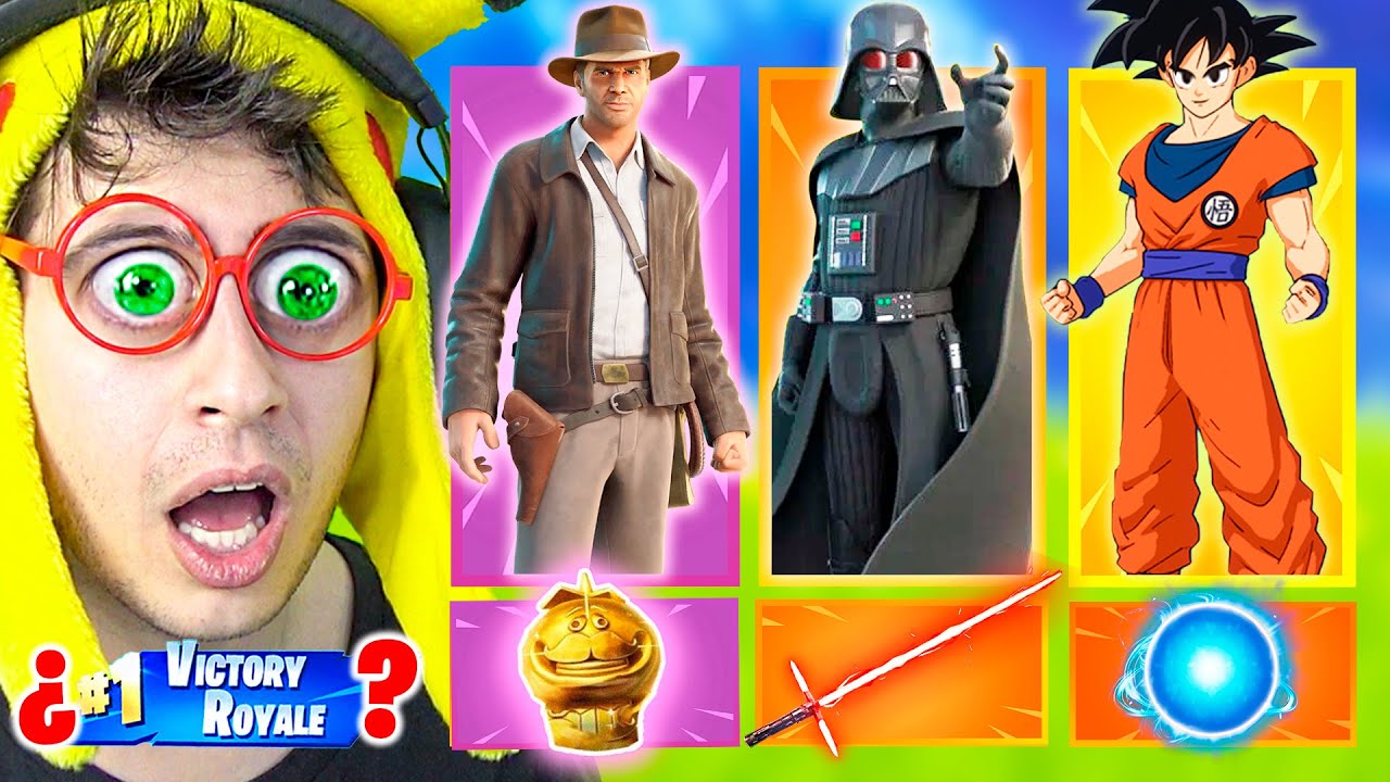 RANDOM **BOSS FINAL** Skin Challenge en Fortnite!!! (Reto skin de jefe aleatoria)