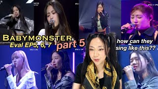 BABYMONSTER Last Evaluation EP. 5, 6 & 7 | YG Stan REACTS | their solos on fire!!