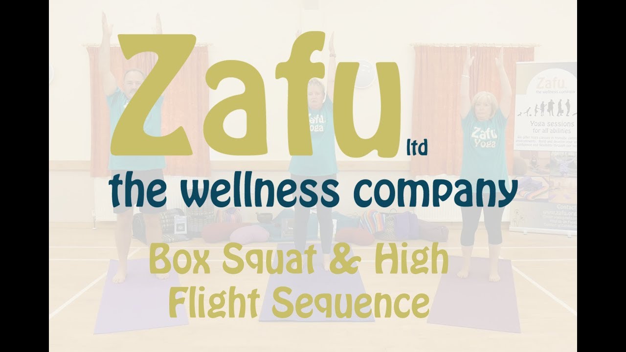 Zafu Yoga   Box Squat and High Flight Sequence