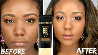 $5 FOUNDATION ROUTINE?! Flawless Everyday DRUGSTORE BB CREAM  Demo + Review for Black Women 2015