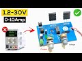 Diy lab bench power supply  130v 010a variable power supply adjustable voltage and current ep 30
