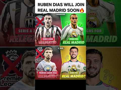 andara188 x asstoto - Ruben Dias🔜 to MADRID🤍 #football #rubendias #115charges #canavaro