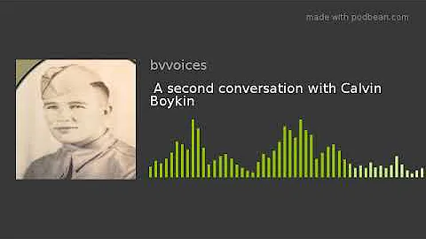 A second conversation with Calvin Boykin