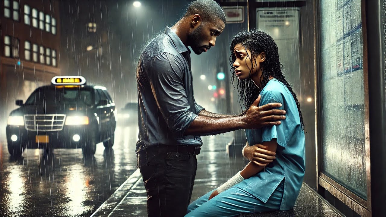 “You’re Coming With Me”—Millionaire CEO Found a Shivering Nurse at the Bus Stop and Took Her Home