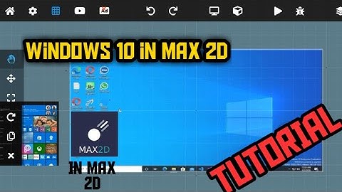 Tutorial for windows 10 in max 2d ll Best 2d game creater max 2d ll Hayato Gaming