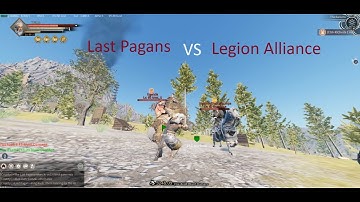 Myth of Empires PVP 1v4 - Last Pagans vs Legion Alliance