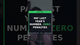 The IRS safe harbor rule: pay in at least 100% of last year's tax and you don't get penalized.  Owed