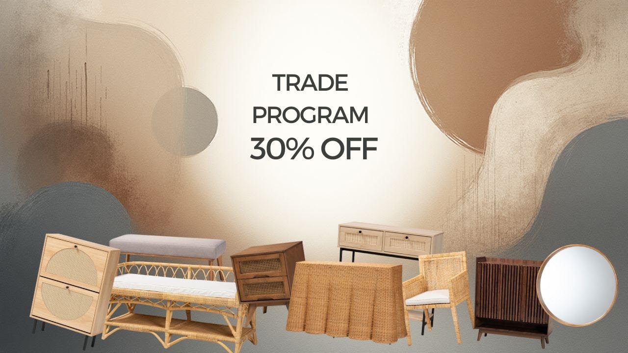 Join Our Trade Program & Enjoy 30% Off Furniture! - YouTube