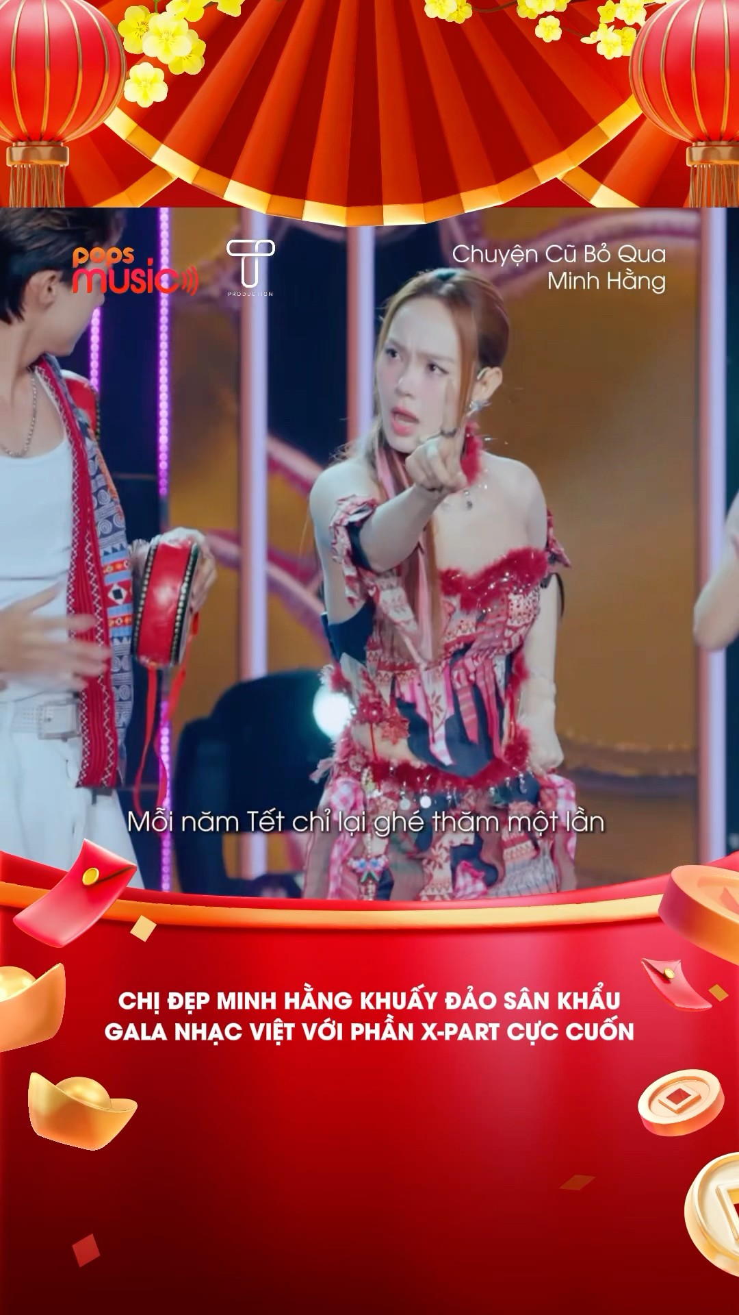 Chị Đẹp Minh Hằng khuấy đảo sân khấu Gala Nhạc Việt với phần X-Part cực cuốn #popsmusic