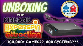 The Kinhank Hyperspin Attraction Unboxing! (100,000+ Games?? 400 Systems???)