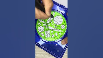 Spirography black design. #asmr #art #spirograph #spirographdrawing #mandala #shorts #spirographasmr