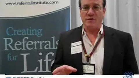 Jerry Slutzky's Certified Networker Testimonial