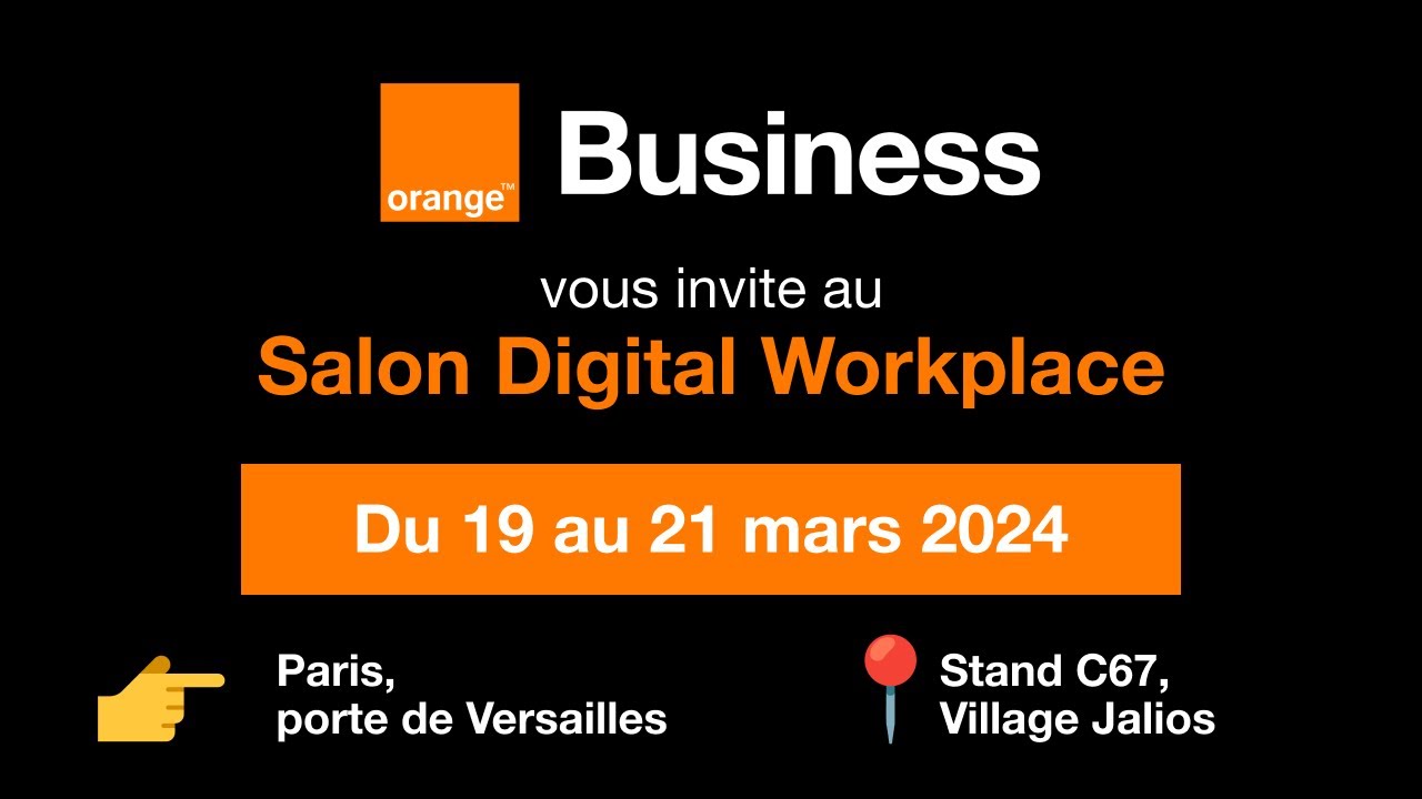 📢 Rendez-vous au salon Digital Workplace du 19 au 21 mars 2024 à Paris ...