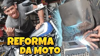 REFORMA DA MOTO!!! Suzuki Savage 650 com motor da Falcon 400