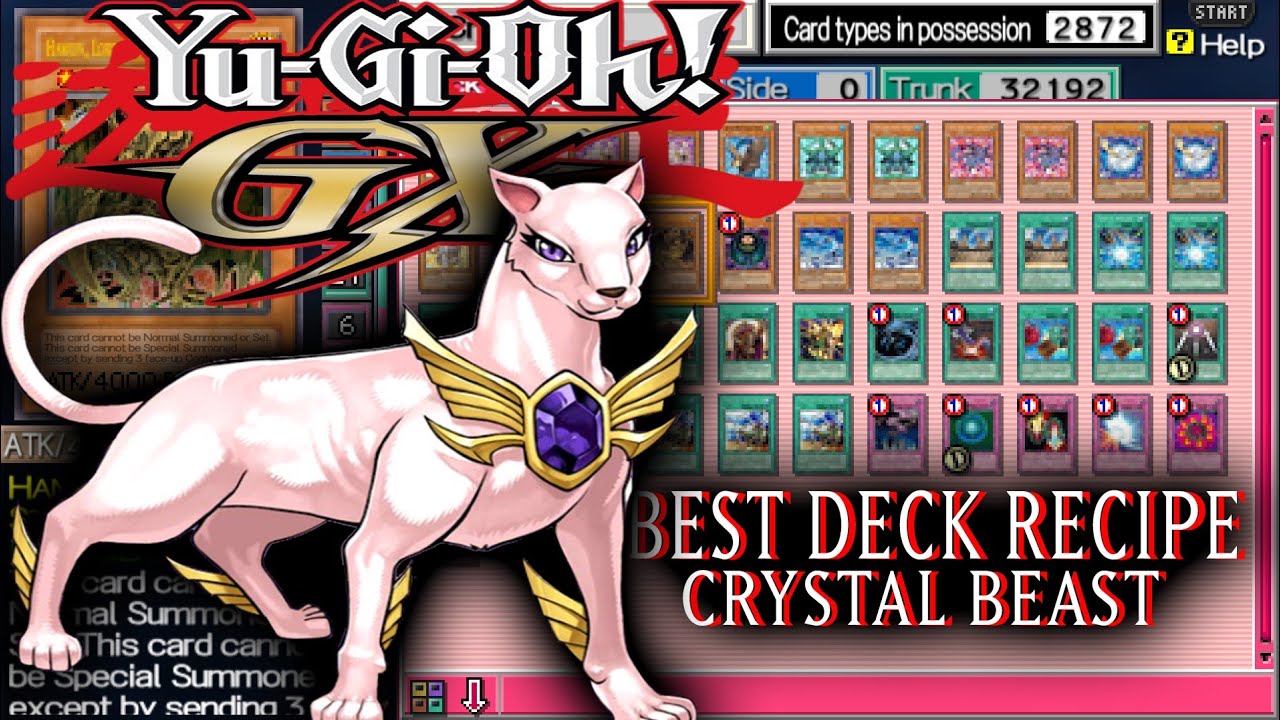 Crystal Beast Deck Jesse Anderson Tips Trick Yu Gi Oh Gx Force 2 Part Youtube