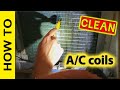 How to clean dirty AC coils