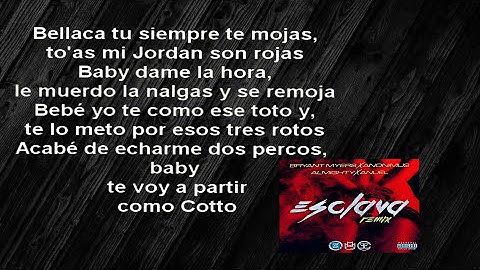 Thumbnail of Esclava Remix Letra Anuel aa, Almighty, Bryant Myers Anonimus