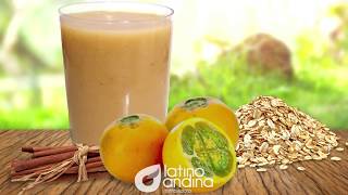 Refrescante colada de avena con lulo