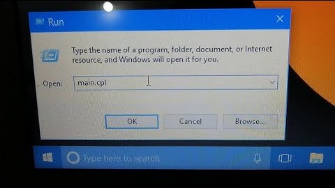how to open mouse properties by run command in windows 10 laptop
