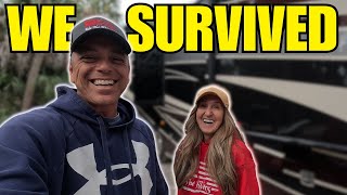 REALITY OF RV LIVING  FORT DE SOTO PARK  CAMPGROUND TOUR