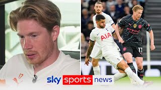 Kevin De Bruyne on 'strange' atmosphere at Tottenham Hotspur Stadium