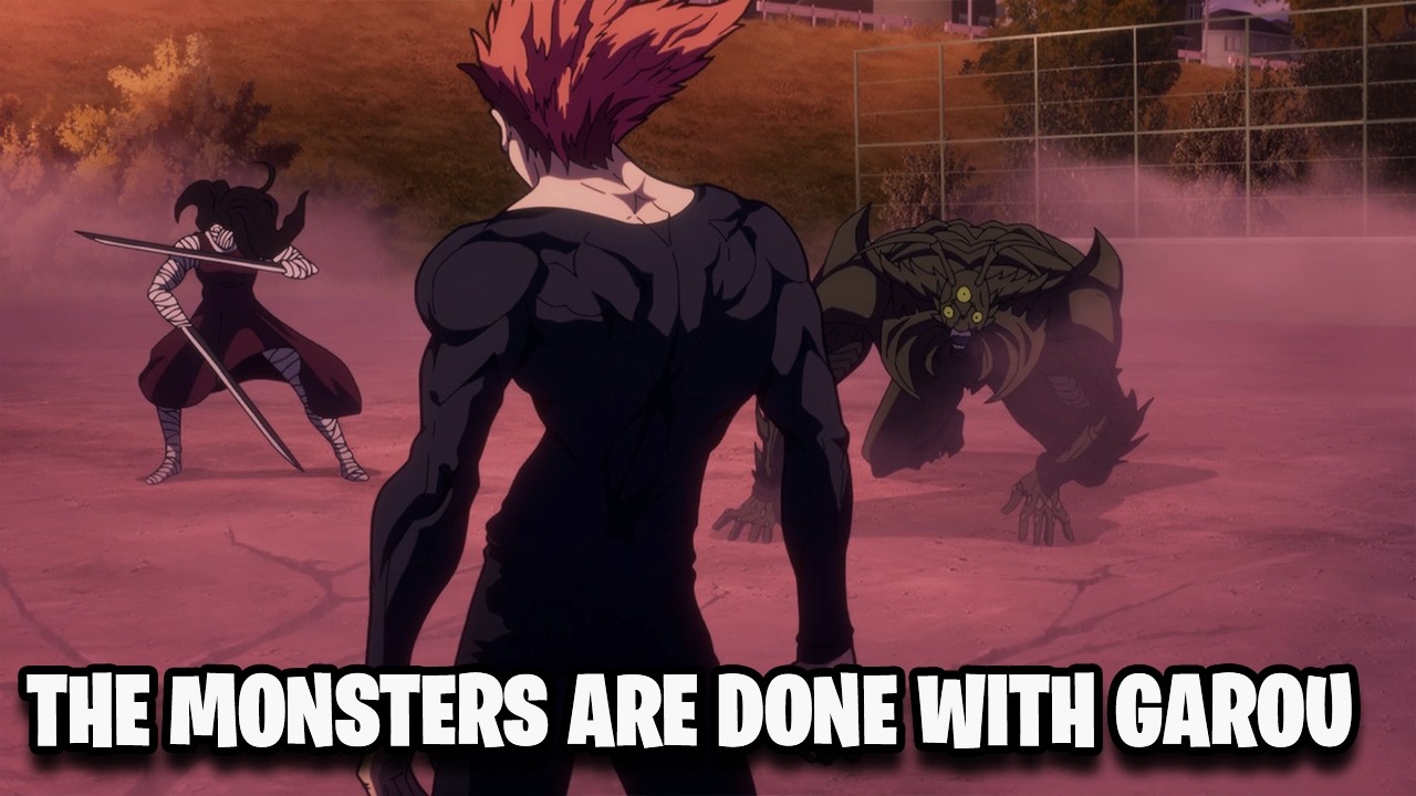 ONE PUNCH MAN GAROU VS THE MONSTERS IS INSANE - YouTube