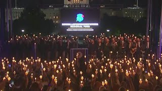 13 Texas fallen officers honored at candlelight vigil
