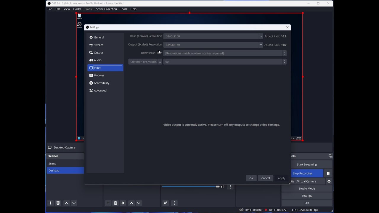My OBS Settings for 4K recordings - no stutter or artifacts