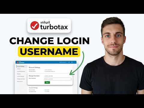How to Change TurboTax Login Username 2026 (Simple Guide)