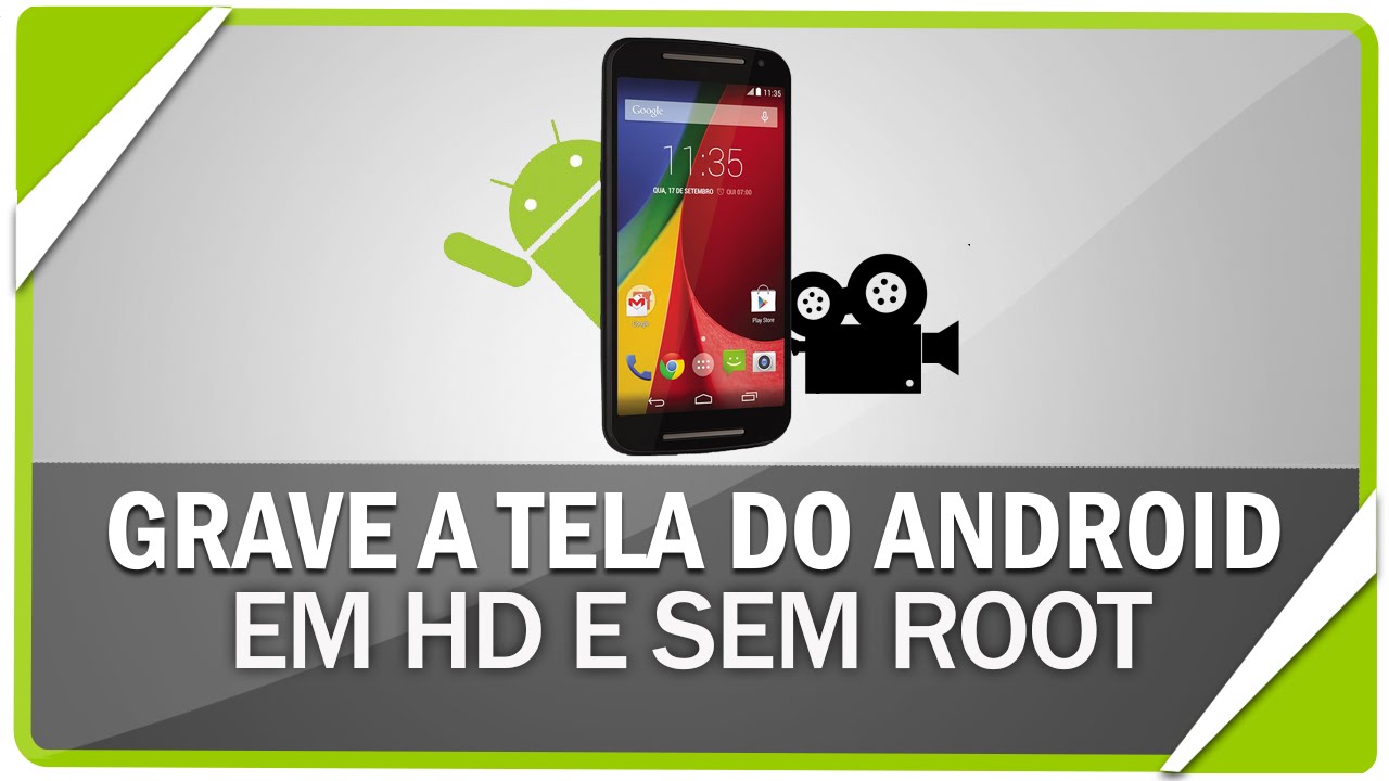 Como gravar a tela do seu celular android sem root - YouTube