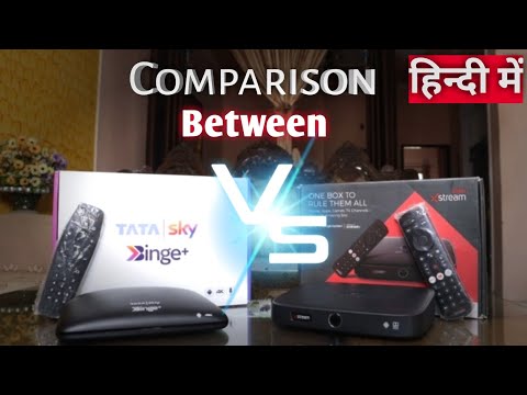 Tata Sky Binge Plus Vs Airtel Xstream Comparison in Hindi | Who is Best | Specifications & Features