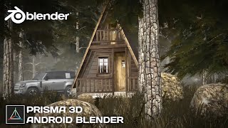 Making a Cabin in the Woods in 5 mins using Prisma 3d