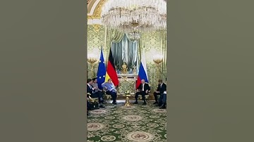 Thumbnail of German Chancellor Merkel's Mobile Phone Awkwardly Started Ringing During Talks With Putin #Shorts