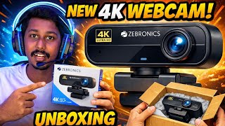 Zebronics zeb pure plus 4k | webcam | streamers | gaming | #zebronics #webcam #4k #viral #trending 