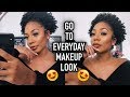 GO TO EVERYDAY MAKEUP LOOK + HUGE NATURAL PUFF | FACEOVERMATTER