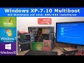 Windows 10 7 XP Multiboot Dual Boot Mit Startmenü Auf Einer SSD HDD Installation Windows 10 7 XP Multiboot Dual Boot Mit Startmenü Auf Einer SSD HDD Installation