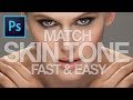 FAST & EASY Technique to EVEN OUT and MATCH SKIN TONE in PHOTOSHOP