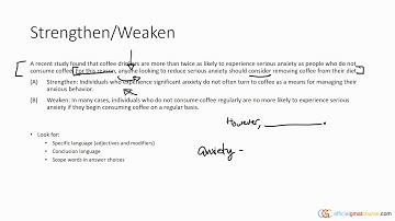 Strengthen/Weaken Questions