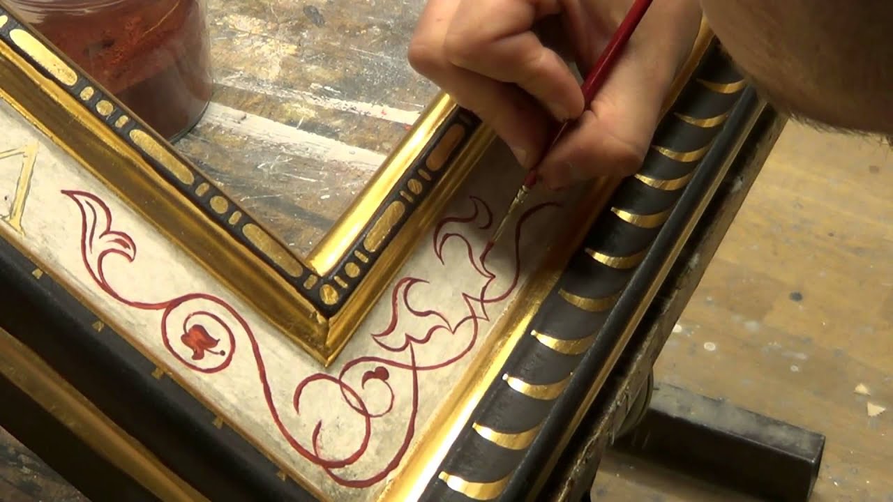 Making a 16th century style Cassetta frame -    YouTube
