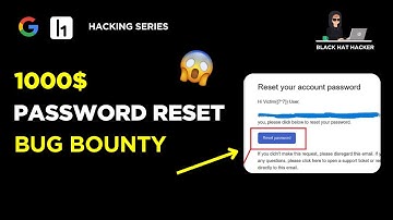 How I Hijacked Password Reset Links || 1000$ BOUNTY || STEP BY STEP