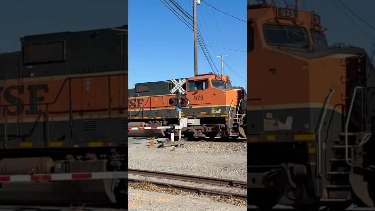 Foreign Power Pushing Norfolk Southern Freight Train, Burgin Kentucky, JawTooth shorts